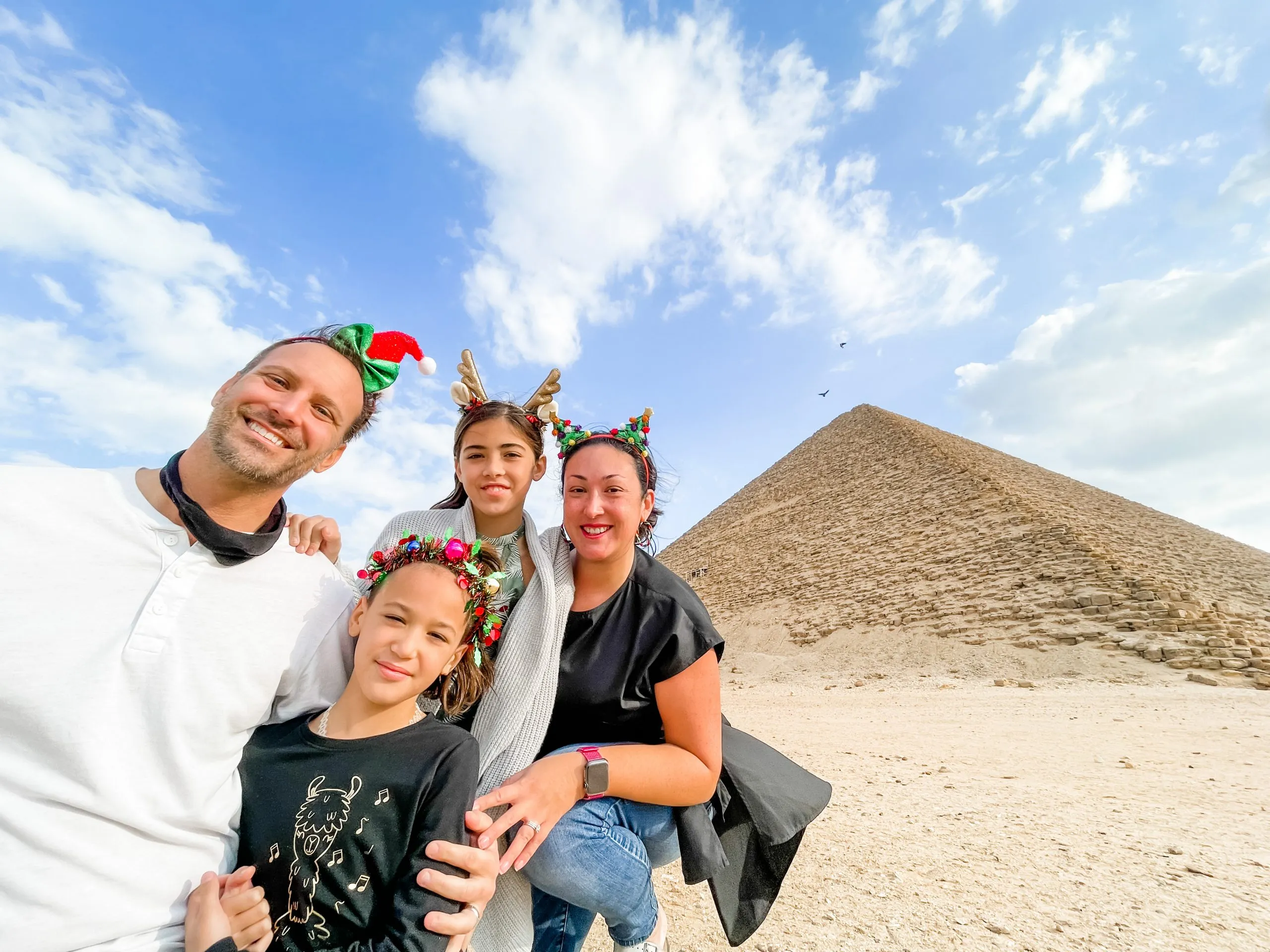 creating new traditions traveling to Cairo on Christmas