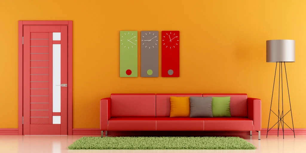 Colorful Minimalist Living Room