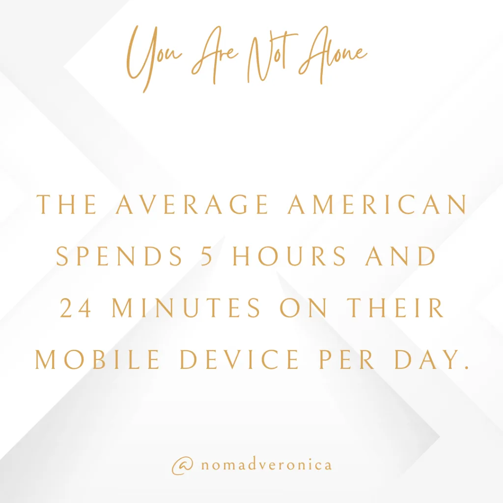 average technology use per day