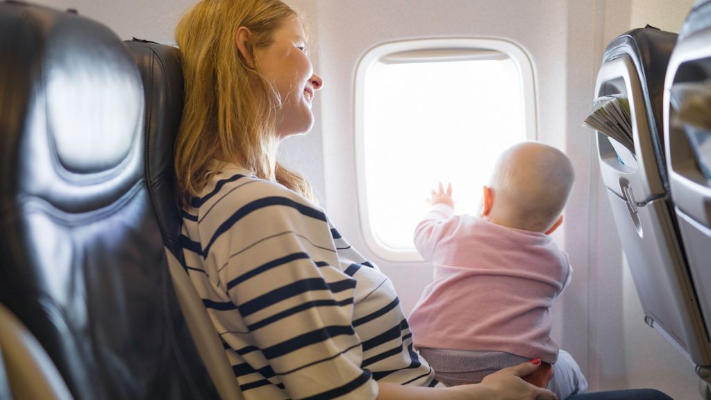 traveling with a baby in a diaper are there changing tables in air plane bathrooms