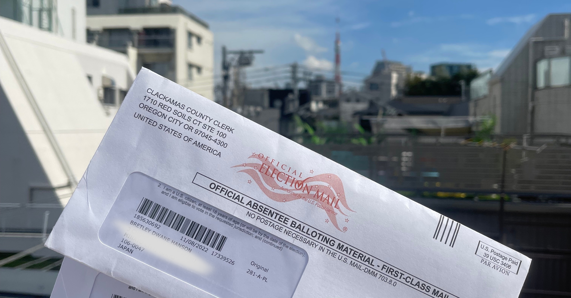 voting from abroad absentee ballot